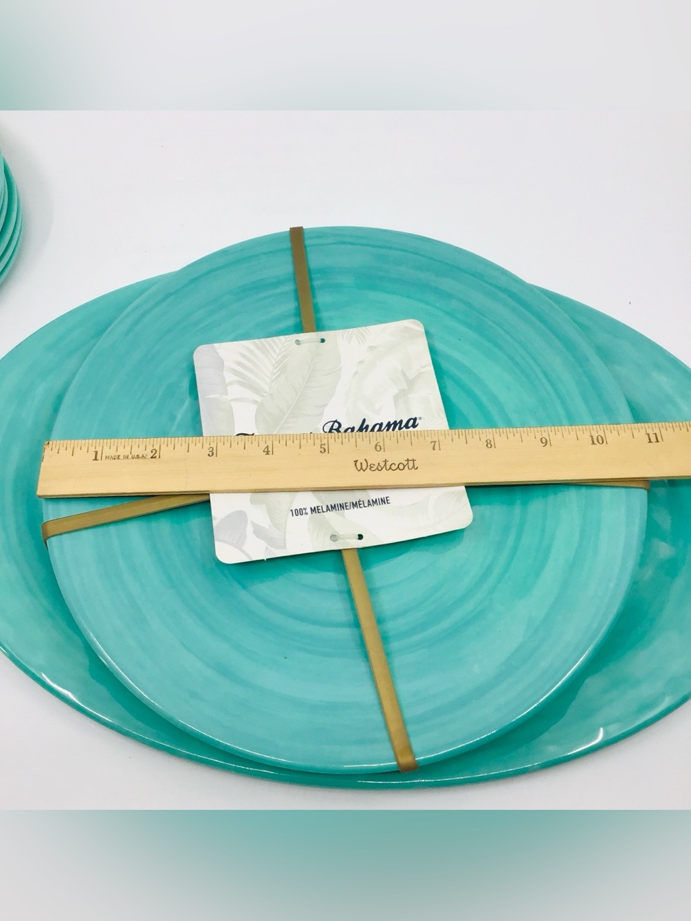 NWT Tommy Bahama Melamine plate set - Picture 8 of 9